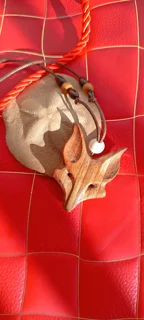 گردنبند روباه چوبی